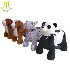 Hansel  fast profits kids ride motorized plush riding animals in mall supplier