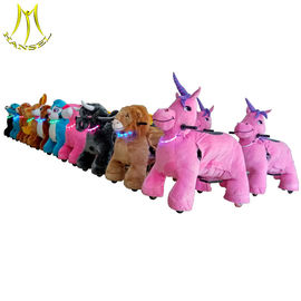 Hansel  rideable dinosaur indoor playground battery operated animal stuffed rides with lights supplier