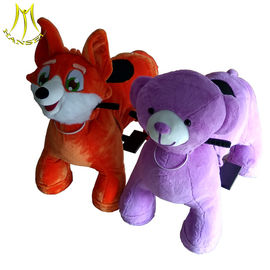 Hansel  coin operated unicorn motorized plush animal for mall supplier