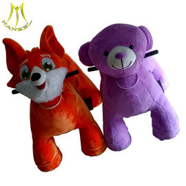 Hansel   outdoor and indoor electric bear plush rides plush animal electric scooter supplier