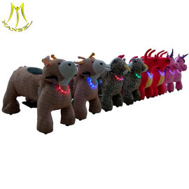 Hansel  ast profits plush animal unicorn battery ride on unicorn electronic ride on supplier