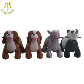 Hansel  plush dog toys rides child animal car electric walking toys for mall supplier