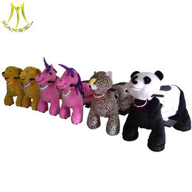 Hansel high quality electric plush motorized animals for shopping mall supplier