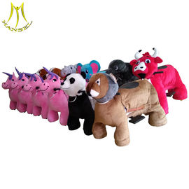 Hansel amusement indoor plush walking animals electric scooter for sale supplier