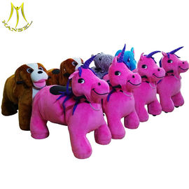 Hansel amusement indoor plush walking animals electric scooter for sale supplier