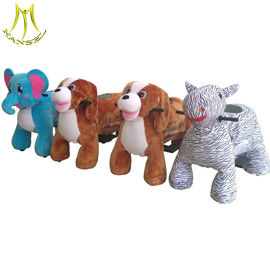 Hansel wholesale funny elrctric battery operated plush animals rides supplier