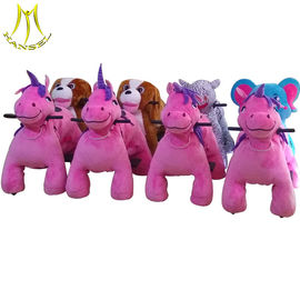 Hansel amusement park motorized plush riding animals animal ride supplier