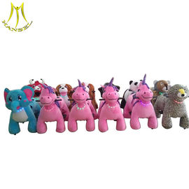 Hansel children amusement coin operated plush motorized animals for sale supplier