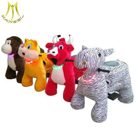 Hansel  attractions in china motorized plush riding animals battery operated bull ride supplier