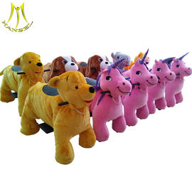 Hansel plush cheap electric stuffed battery operated animal ride supplier