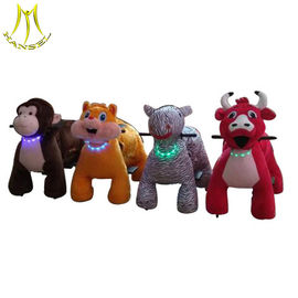 Hansel  children amusement-kiddie-rides ride on electrical animal toy car with light supplier