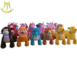 Hansel wholesale children go kart amusement rides plush ride on animals supplier