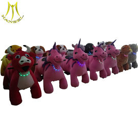Hansel kids game machine amusement park motorized stuffed animals riding supplier
