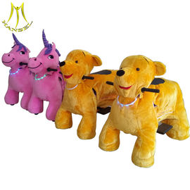 Hansel  2018  new designs coin operated plush amusement rides kids play machines supplier