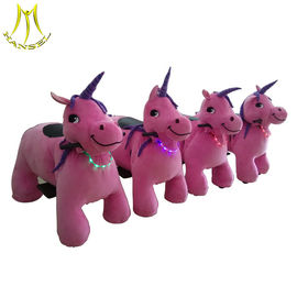 Hansel hot-selling kids plush riding animals plush riding motorized animals supplier