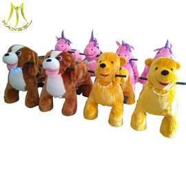 Hansel  kids electrical rider zoo animal bear toy canton coin operated ride 2018 supplier