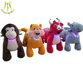 Hansel amusement park rides plush ride on motorized animals for sale supplier