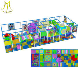 Hansel kids play center indoor playground maze equipment soft playhouse supplier