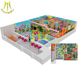 Hansel kids play center indoor playground maze equipment soft playhouse supplier