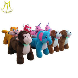 Hansel 2018 new design coin operated plush motorized animals moving horse supplier