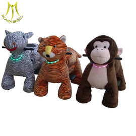 Hansel 2018 new design coin operated plush motorized animals moving horse supplier