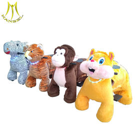 Hansel kids amusement rides electric animal plush ride for shopping mall supplier