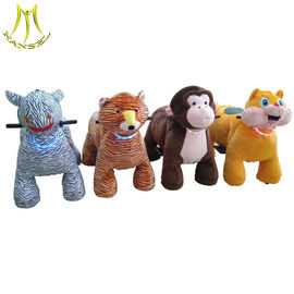 Hansel  plush toys stuffed animals on wheels plush animal electric scooter supplier
