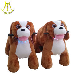 Hansel  plush toys stuffed animals on wheels plush animal electric scooter supplier