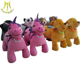 Hansel shopping mall kids electric mountable plush motorized animal supplier