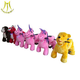 Hansel  plush animals riding children electrical toy games mall rideable animal supplier