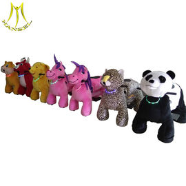 Hansel  rechargeable battery operated coin operated stuffed rides on unicorn motorized plush animal supplier