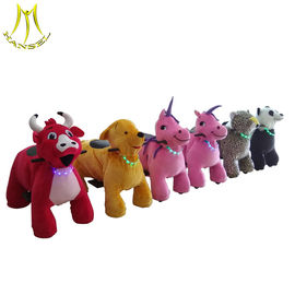 Hansel  rechargeable battery operated coin operated stuffed rides on unicorn motorized plush animal supplier