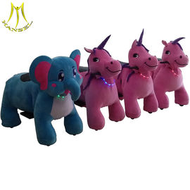 Hansel wholesale electric ride on animals motorized plush ride for kids supplier