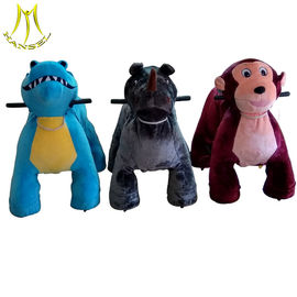 Hansel wholesale kids indoor children funfair plush electric rideable animal in mall supplier