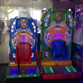 Hansel indoor coin operated fiberglass kiddie rides children game supplier