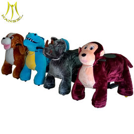 Hansel   top quality children motorized plush animal electric scooter for playground supplier