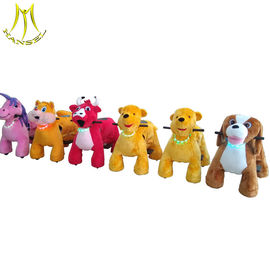 Hansel  plush rocking horse motorized plush riding animals with music supplier