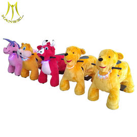 Hansel  plush rocking horse motorized plush riding animals with music supplier