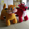 Hansel  battery operated ride toy animal walking toy horses motorized plush riding animals power wheels supplier