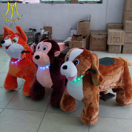 Hansel 2018  latest designs family entertainment battery dog zoo animal scooters in mall supplier