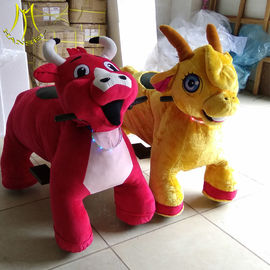 Hansel   Guangzhou manufacturer cheap ride on animal toy plush animal fair ride supplier