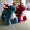 Hansel   Guangzhou manufacturer cheap ride on animal toy plush animal fair ride supplier