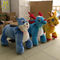 Hansel  2018 shopping mall unicorn electronic ride on toy stuffed animals on wheels supplier