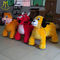 Hansel shopping mall entertainment robot  zebra ride toy furry motorized animals for kids supplier
