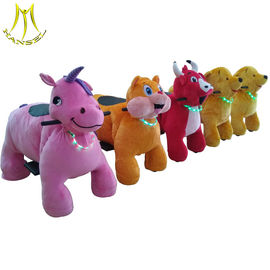 Hansel pedal battery powered walking horse toy plush motorized animals supplier