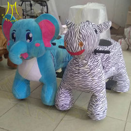 Hansel import coin operated amusement park funny ride on plush animals supplier