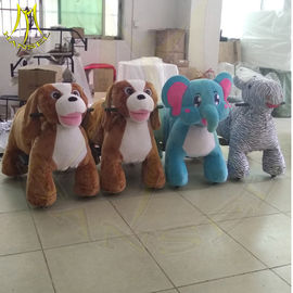 Hansel hot selling amusement electric kids ride on motorized stuffed animals supplier
