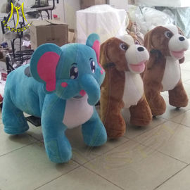 Hansel hot selling amusement electric kids ride on motorized stuffed animals supplier