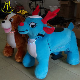 Hansel attractive plush motorized animals walking animal toys kids amusement rides supplier