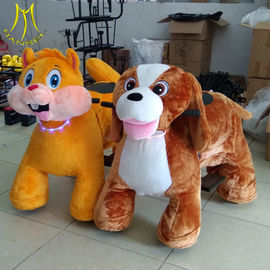 Hansel attractive plush motorized animals walking animal toys kids amusement rides supplier